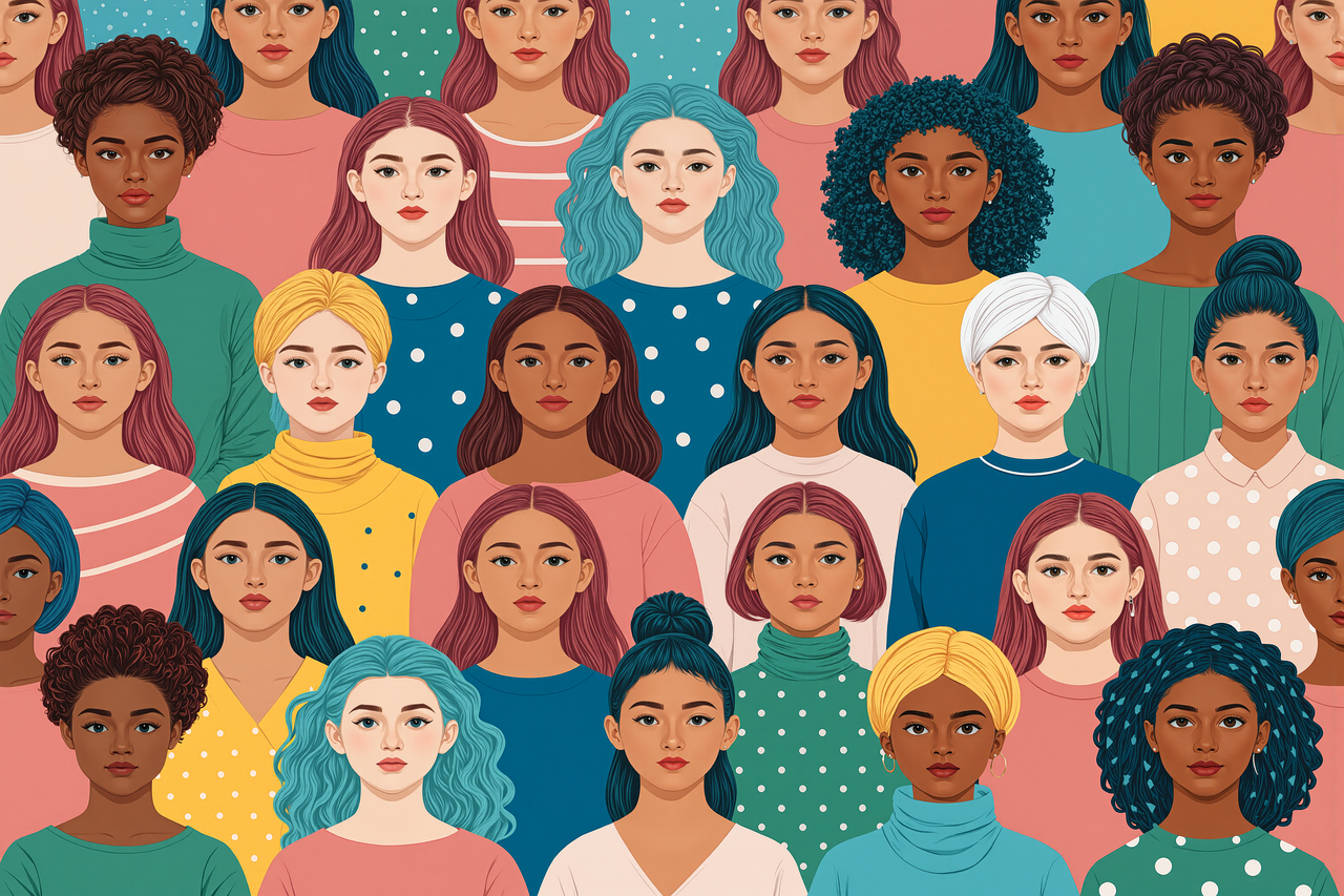 women, people, women's faces, woman's face, ai generated